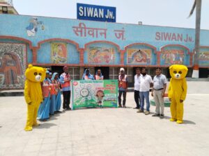 पूर्वोत्तर रेलवे वाराणसी मंडल में गूंजा पर्यावरण बचाओ…
